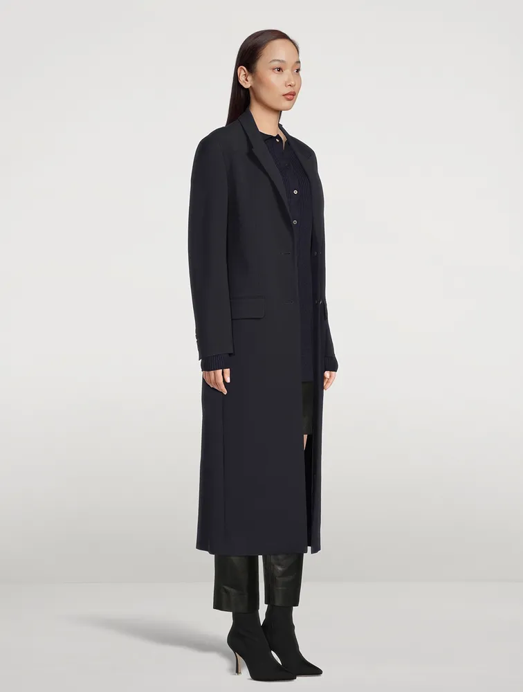 THE ROW Dustova Single Breasted Coat Square One