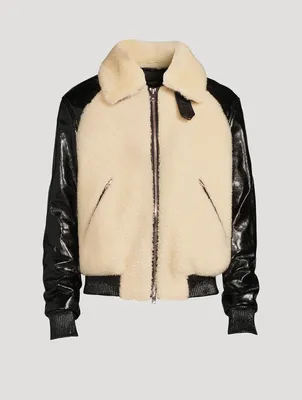 Zara LEATHER AVIATOR JACKET | Square One