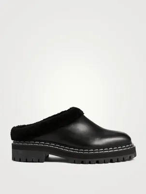 MiuMiu Leather Lug-Sole Wallabies ラグソール ワラビー ロゴ MIU MIU Leather Lug-Sole Wallabies | Yorkdale Mall