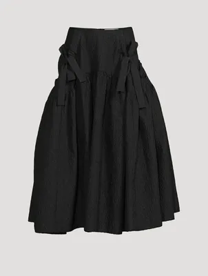 Zara BALLOON BOW MIDI SKIRT | Yorkdale Mall Zara BALLOON BOW MIDI SKIRT | Yorkdale Mall