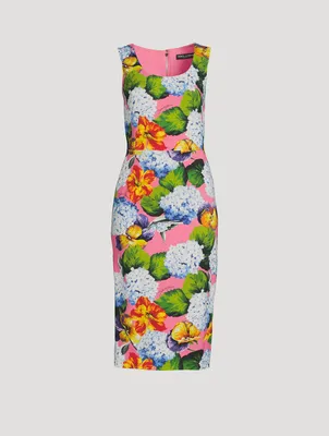 Dolce and gabbana hortensia midi dress best sale