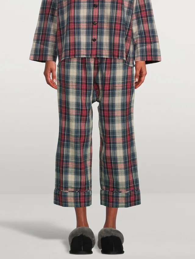 Kids' Buffalo Check Fleece atching Family Pajama Pants