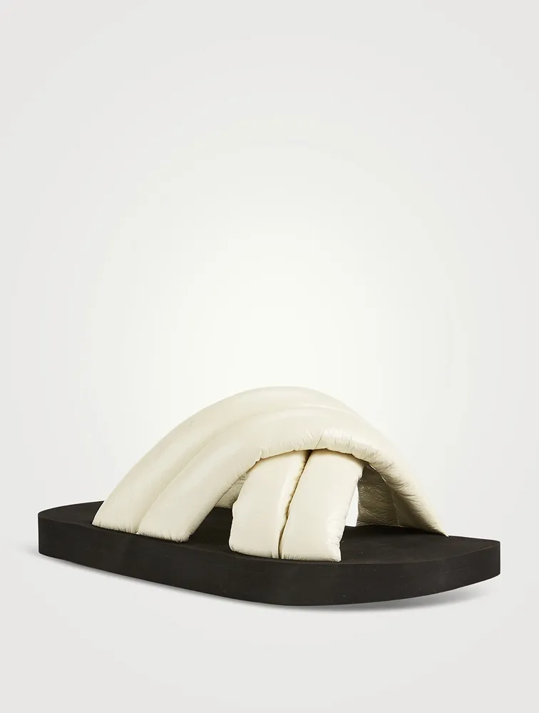 PROENZA SCHOULER Float Padded Leather Slide Sandals Yorkdale Mall