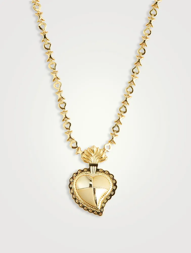 WHENSMOKECLEARS XOXO Radiant Heart XOXO Necklace | Yorkdale Mall