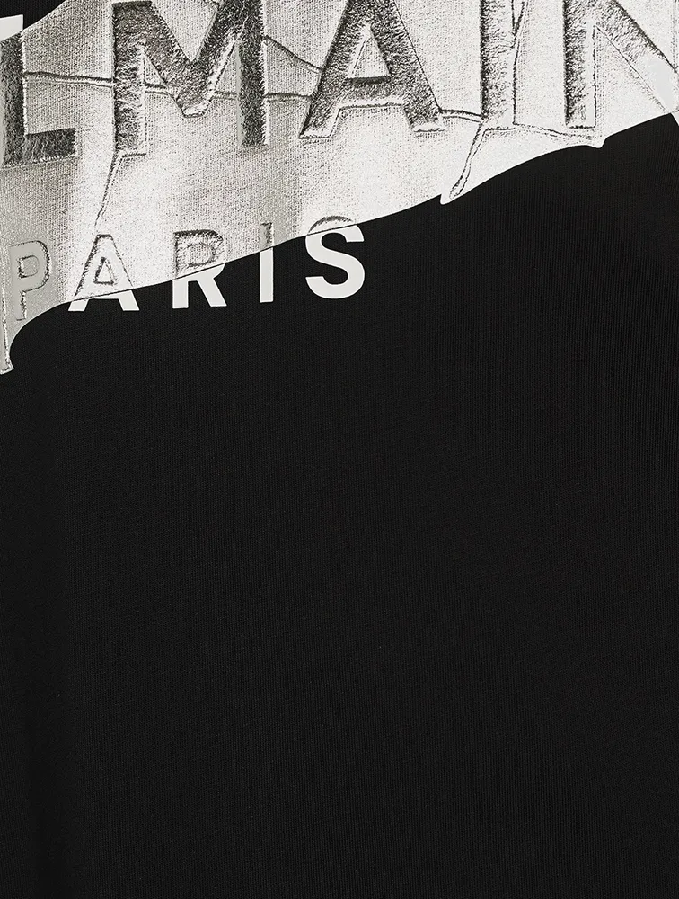【関税＆送料込み】Balmain Chain Print T-Shirt Clothing Balmain Cotton Logo Print T-Shirt | Harrods US