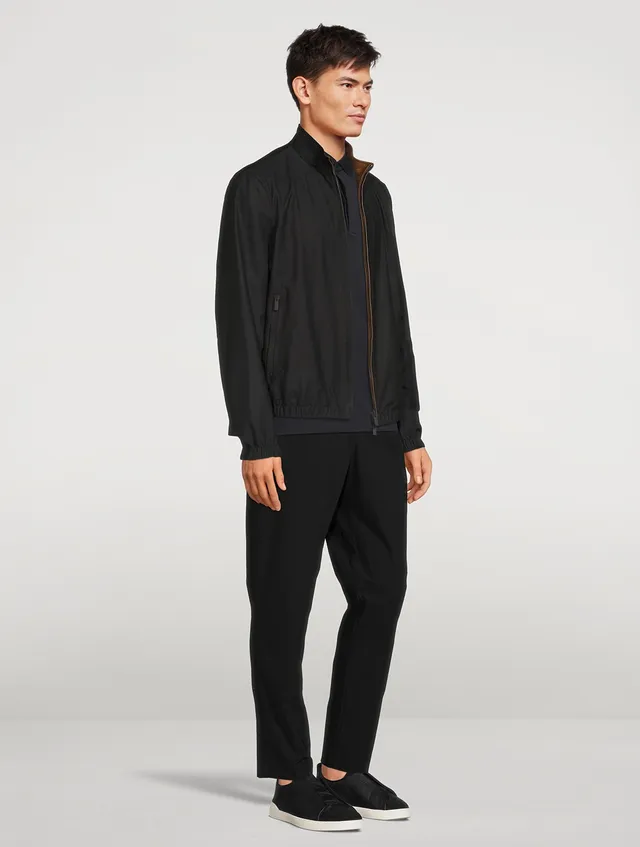 Holt Renfrew Basics Zip Blouson Jacket | Square One