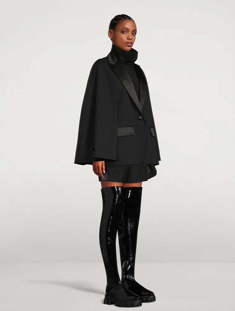 SACAI Suiting Mix Tuxedo Cape | Yorkdale Mall