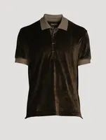 TOM FORD Liquid Velour Polo Shirt | Square One