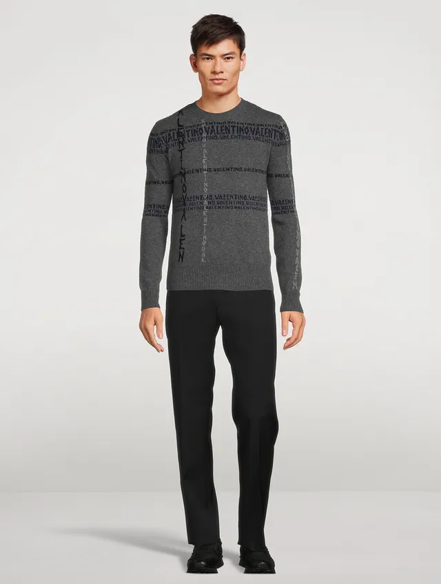 VALENTINO Crossword Cashmere Sweater | Square One