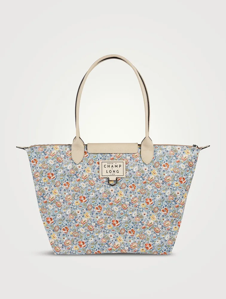 Longchamp x EU Patchwork Canvas Shoulder Bag Yorkdale Mall