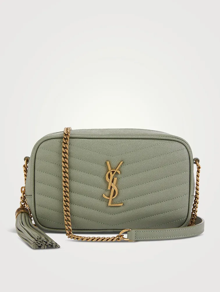 Mini lou ysl monogram leather 2024 bag