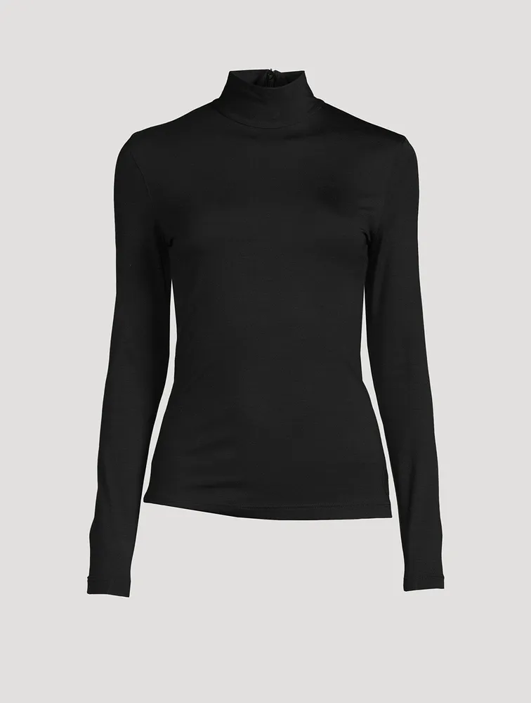 AKRIS PUNTO Stretch-Modal Turtleneck | Square One