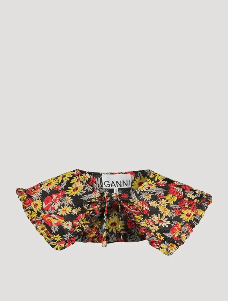 GANNI 3D Jacquard Frill Collar | Yorkdale Mall