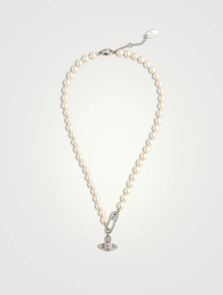VIVIENNE WESTWOOD Lucrece Pearl Necklace | Yorkdale Mall VIVIENNE WESTWOOD Lucrece Pearl Necklace | Yorkdale Mall