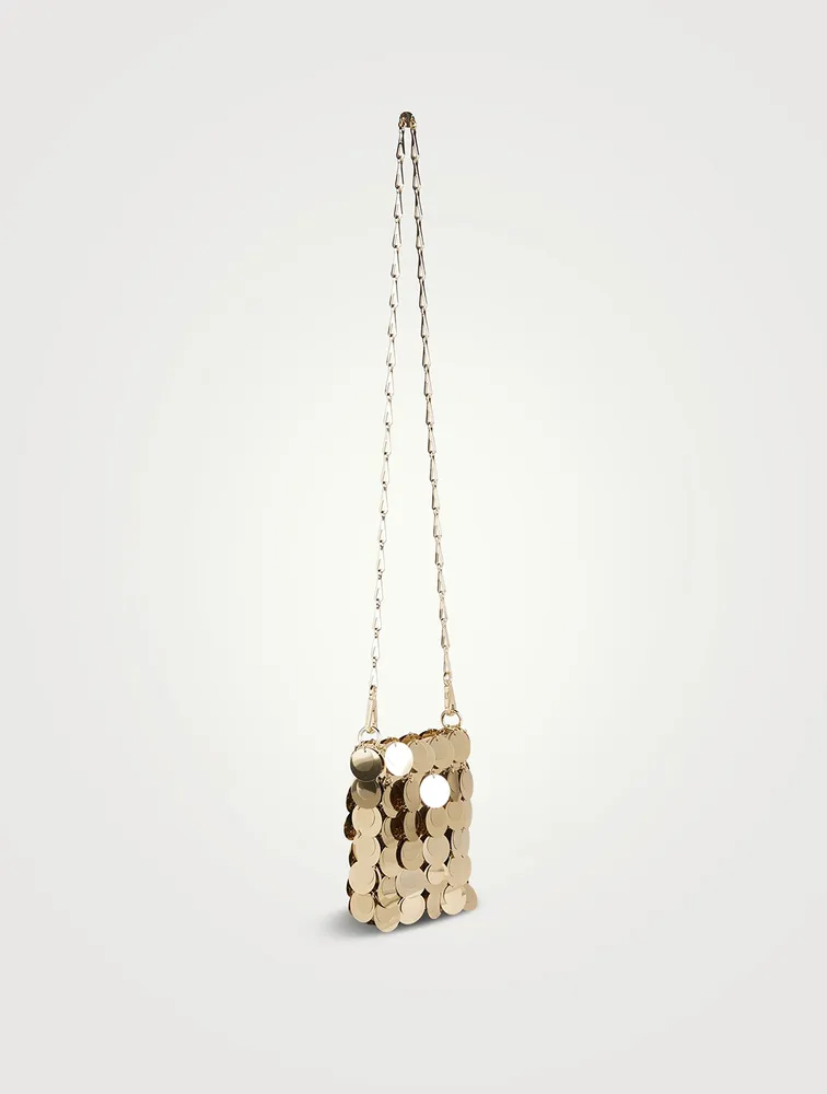 【rabanne】Sparkle Mini Crossbody Bag GOLD SPARKLE DISCS NANO BAG | Rabanne