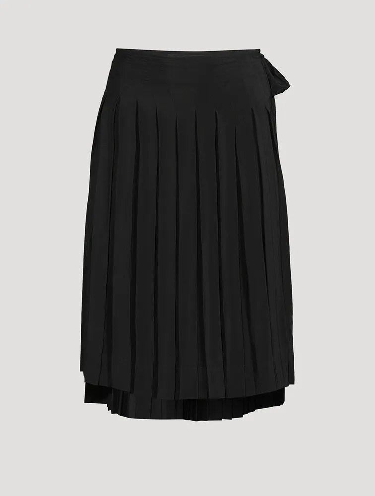 SIMONE ROCHA Pleated Apron Midi Skirt | Yorkdale Mall