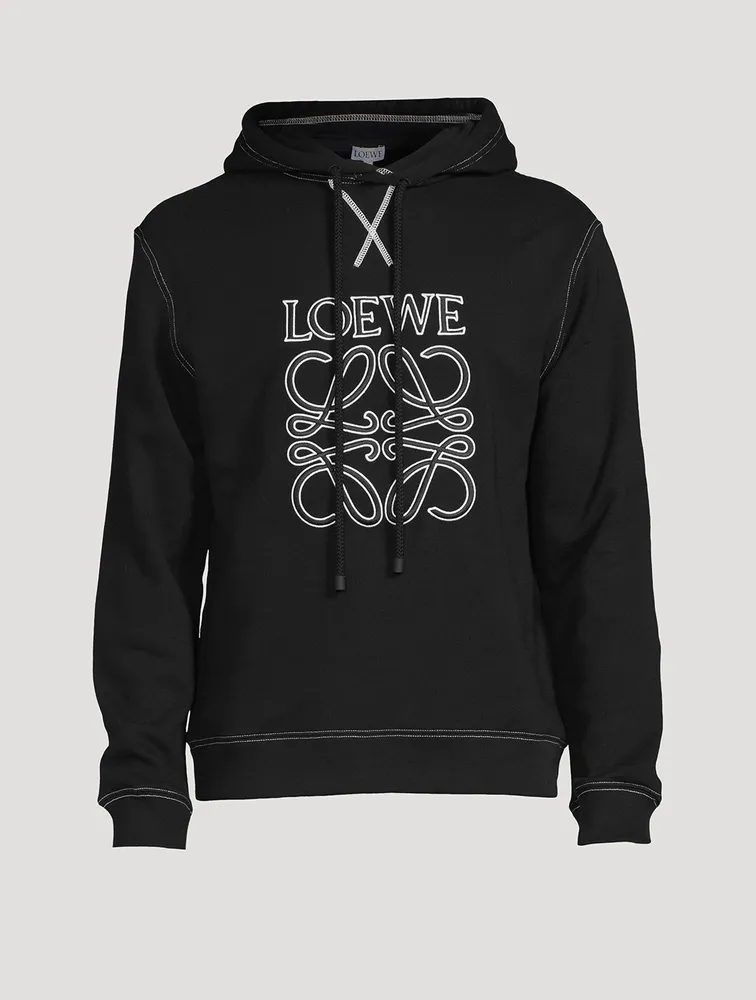 LOEWE Anagram Cotton Hoodie | Square One