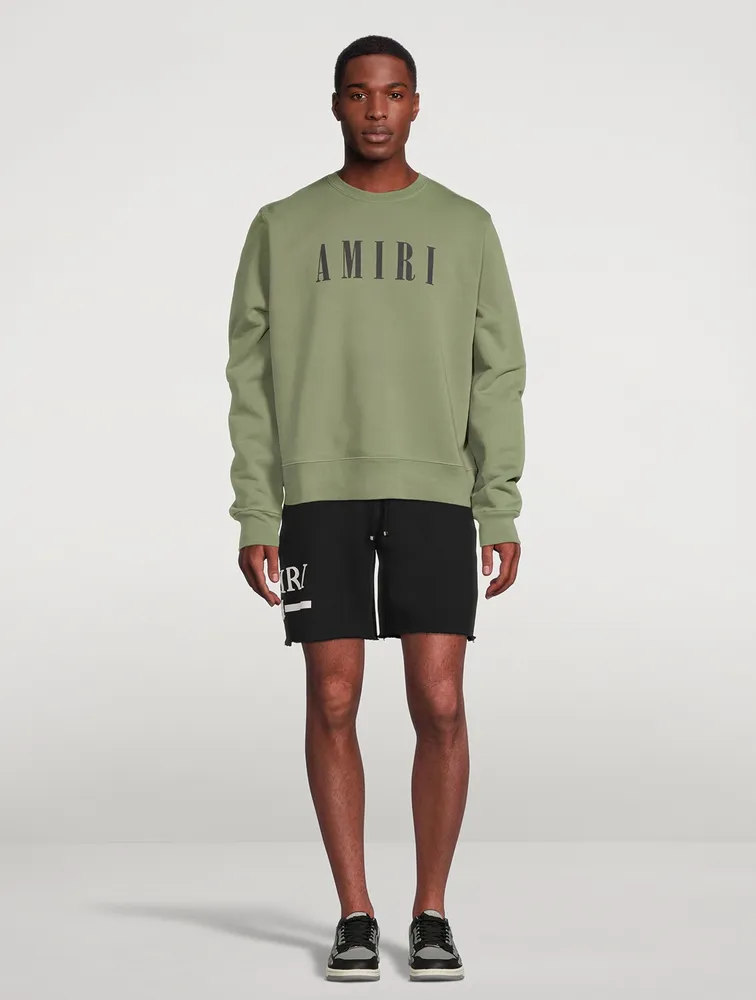 AMIRI M.A. Bar Logo Sweat Shorts Square One