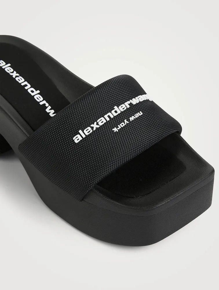 ALEXANDER WANG AW Platform Slide Sandals | Yorkdale Mall