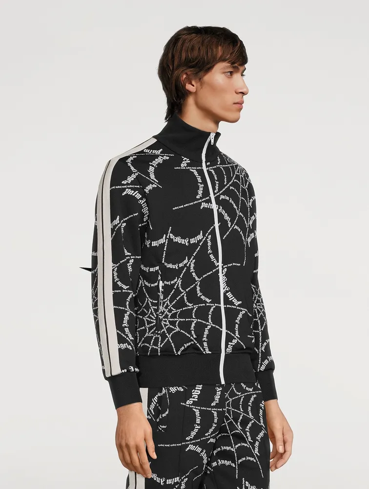 PALM ANGELS Spider Web Classic Track Jacket | Square One