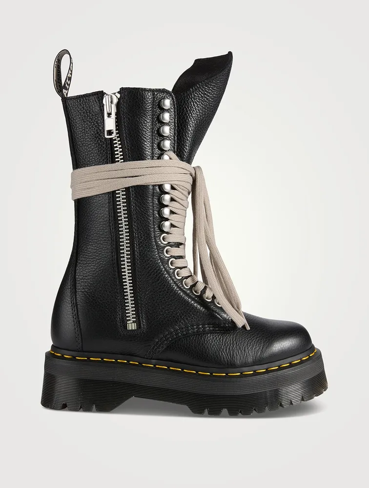 Dr. Martens x Rick Owens Leather Combat Boots | Square One