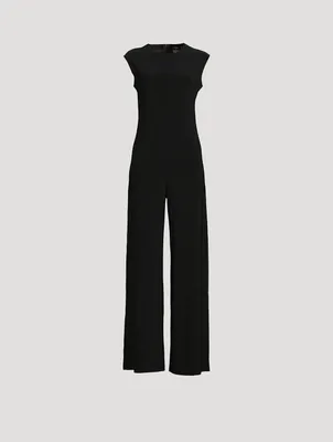 [OpenYy] WIDE LEG JUMPSUIT /追跡付 PLEATED WIDE-LEG JUMPSUIT? プリーツ付きワイドレッグジャンプ