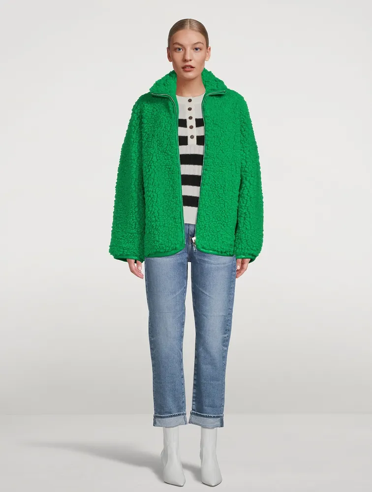 Brynn teddy best sale zip up jacket