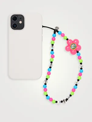 『String Ting』StrawberryMarshmallow Wristlet Phone Strap STRING TING Strawberry Marshmallow Wristlet Phone Strap