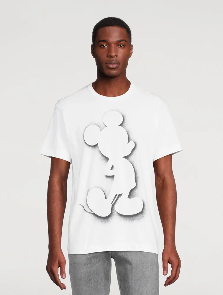 COMME DES GARÇONS HOMME DEUX Mickey Mouse Shadow Graphic T-Shirt