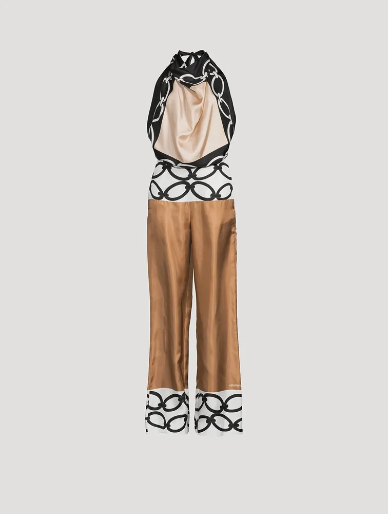 Valentino Chain 1967 Silk Jumpsuit | Square One