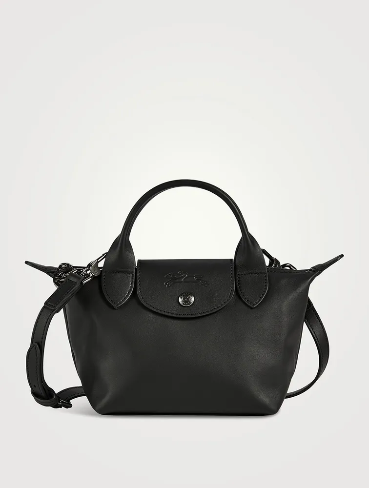 LONGCHAMP XS Le Pliage Xtra Leather Top Handle Bag | Square One