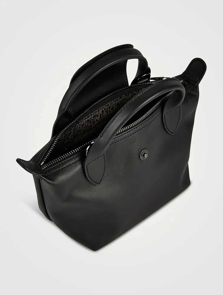 LONGCHAMP XS Le Pliage Xtra Leather Top Handle Bag | Square One