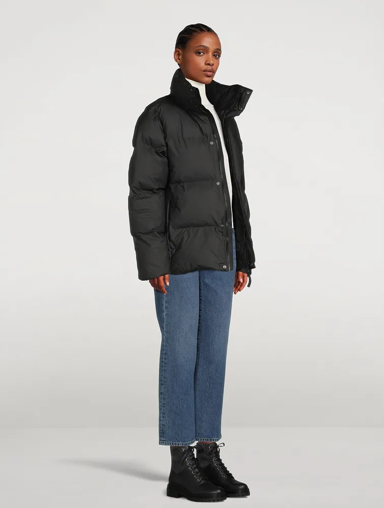 Boxy puffer outlet jacket