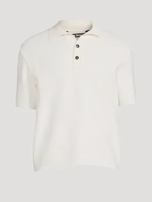 Zara VISCOSE BLEND KNIT POLO SHIRT | Yorkdale Mall