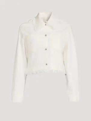 Zara CROPPED DENIM TRF JACKET | Yorkdale Mall