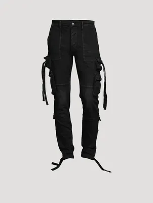 Zara POCKET DENIM CARGO PANTS | Square One