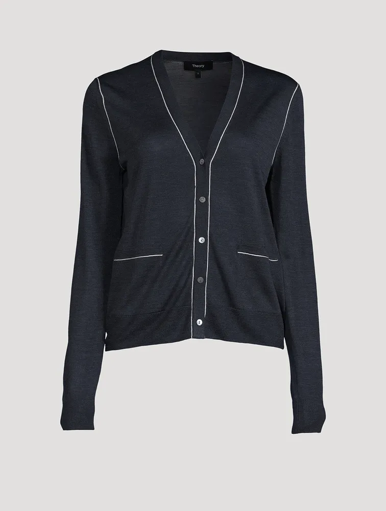 THEORY Silk Knit Cardigan | Square One