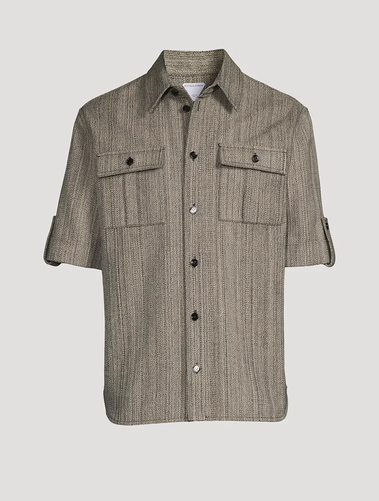 BOTTEGA VENETA Cotton Short-Sleeve Shirt | Yorkdale Mall