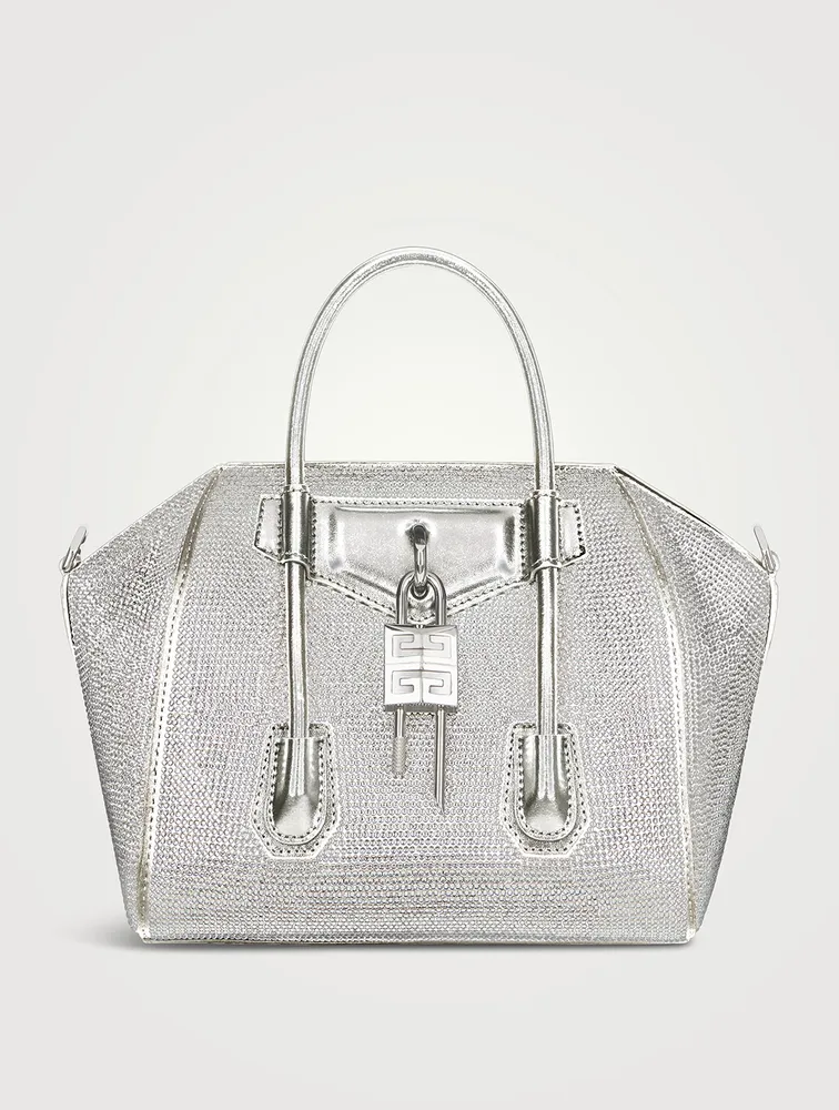 GIVENCHY Mini Antigona Lock Metallic Leather Bag | Yorkdale Mall