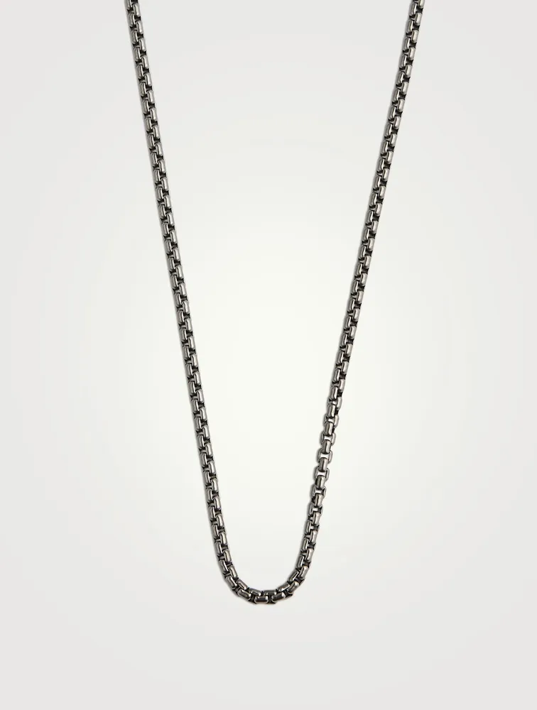 JOHN HARDY Silver Box Chain Necklace | Yorkdale Mall