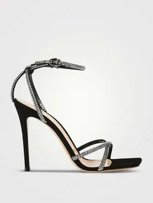 【Michael Kors】Imani Embellished llic Faux Suede Sandal Imani Embellished Faux Suede Sandal | Michael Kors [US]