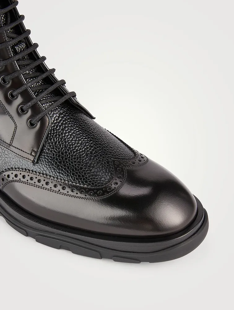 Brogue shoe cheap boots