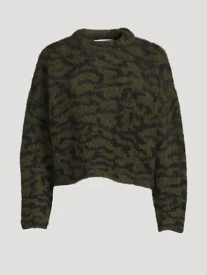 Zara ABSTRACT JACQUARD SWEATER | Square One