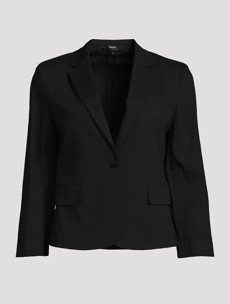 Theory hot sale shrunken blazer