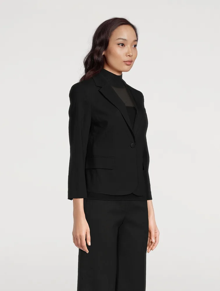 THEORY Good Linen Shrunken Blazer | Yorkdale Mall