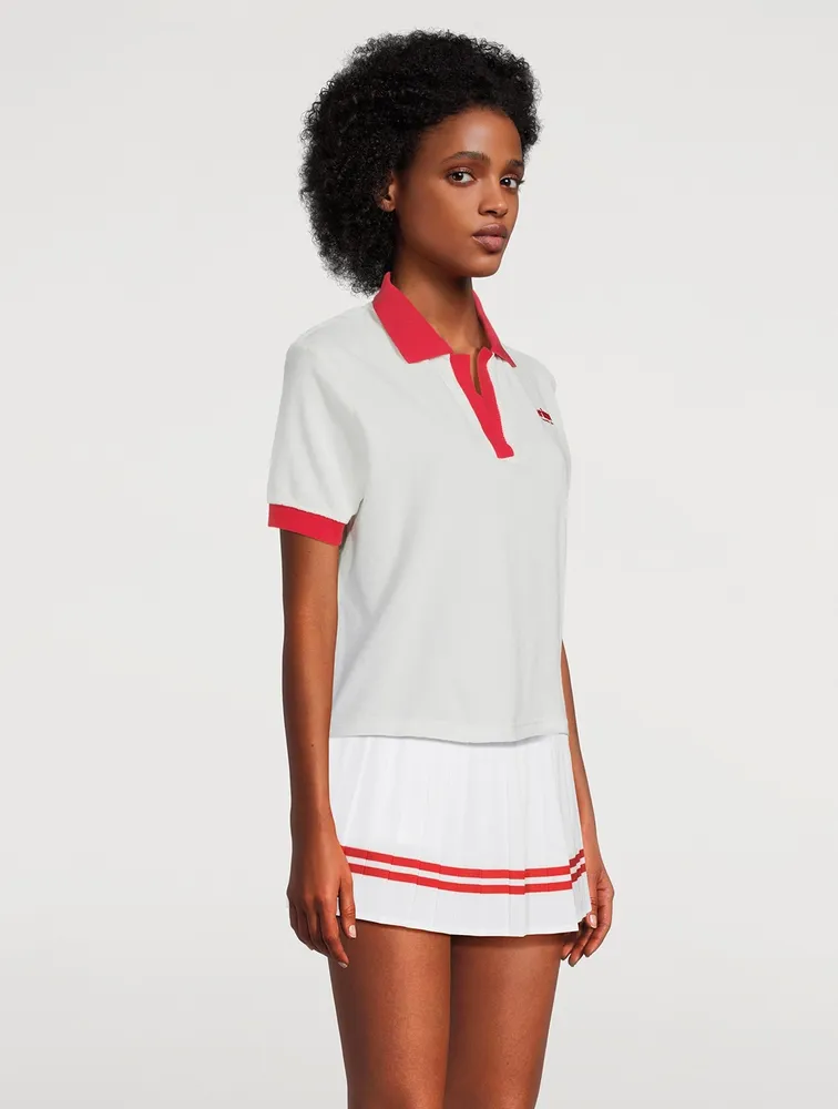 Tシャツ・カットソー Sporty & Rich SS25 TERRY POLO (TO001620302BL24 88) Terry – Sporty & Rich