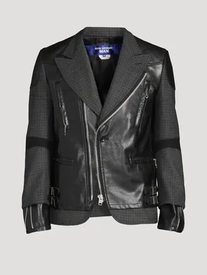 FAUX LEATHER DETACHABLE ジャケット 人気激安 MOUSSY（マウジー）の「FAUX LEATHER WEAR
