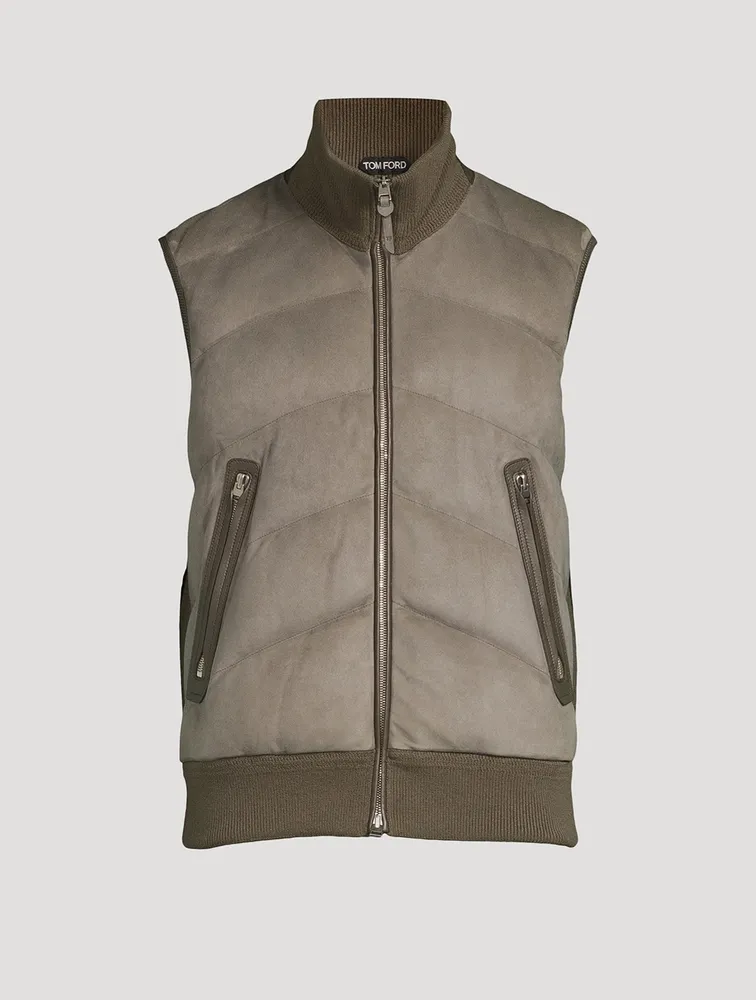 TOM FORD Nylon And Wool Cashmere Down Vest | Square One