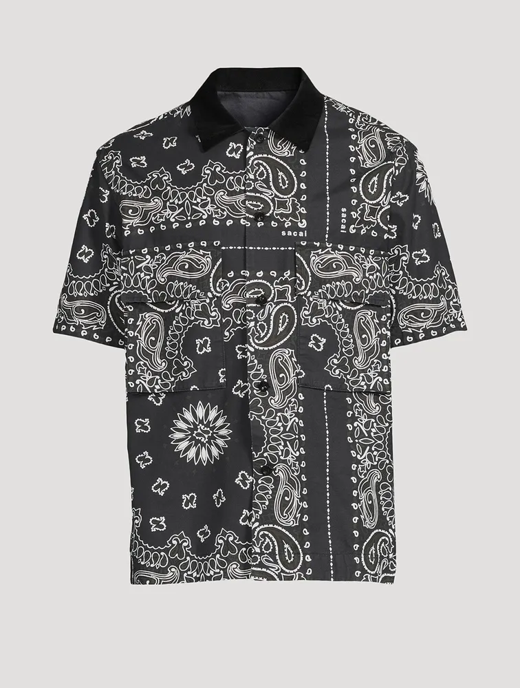 Sacai Bandana Print Shirt ＯＷ サイズ2 22ss - 通販 - erabits