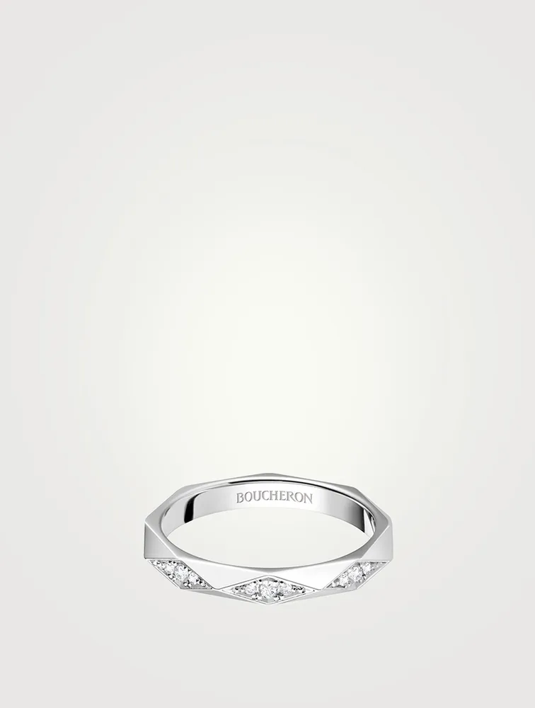 Boucheron facette hot sale wedding band